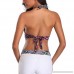 Ularma Women Siamese Bikini Set Push-Up StripeSwimwear Beachwear Swimsuit White B07M5SNRSB